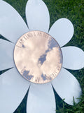 Wooden Daisy Affirmations Mirror